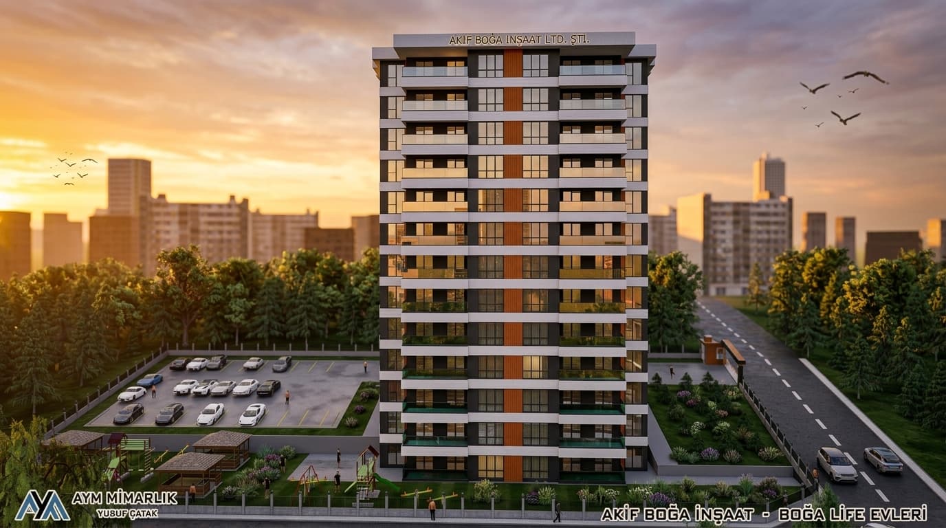 Boğa Life 1 projemiz Mayıs 2026'da tamamlanarak teslim edildi.
